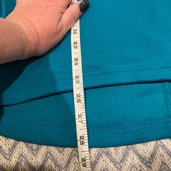 Cable & Gauge Studio Women's Size Medium Lounge Turtleneck Top – Sea Green - Picture 9 of 9